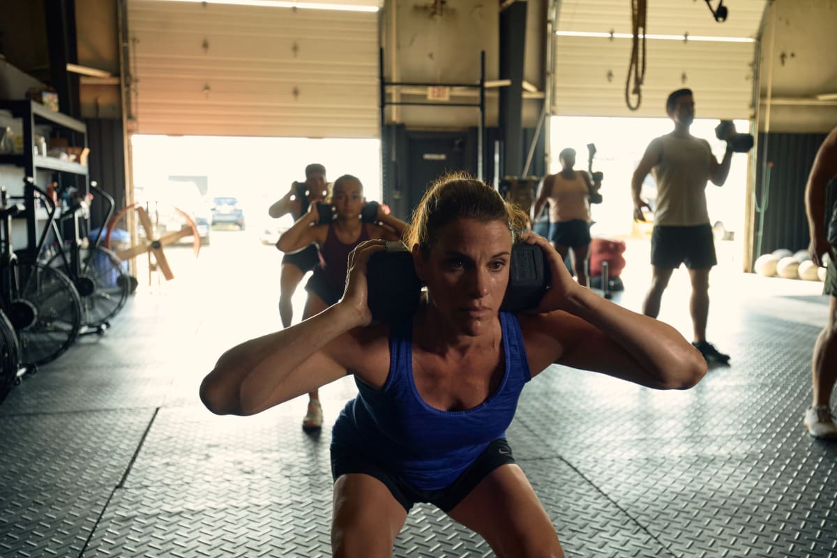 athletes training